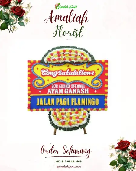 Sewa Papan Bunga Talang Ubi Timur